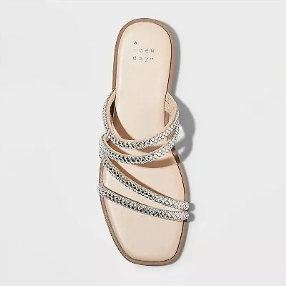 Women's Estelle Slide Sandals - A New Day Tan - Picture 2 of 7